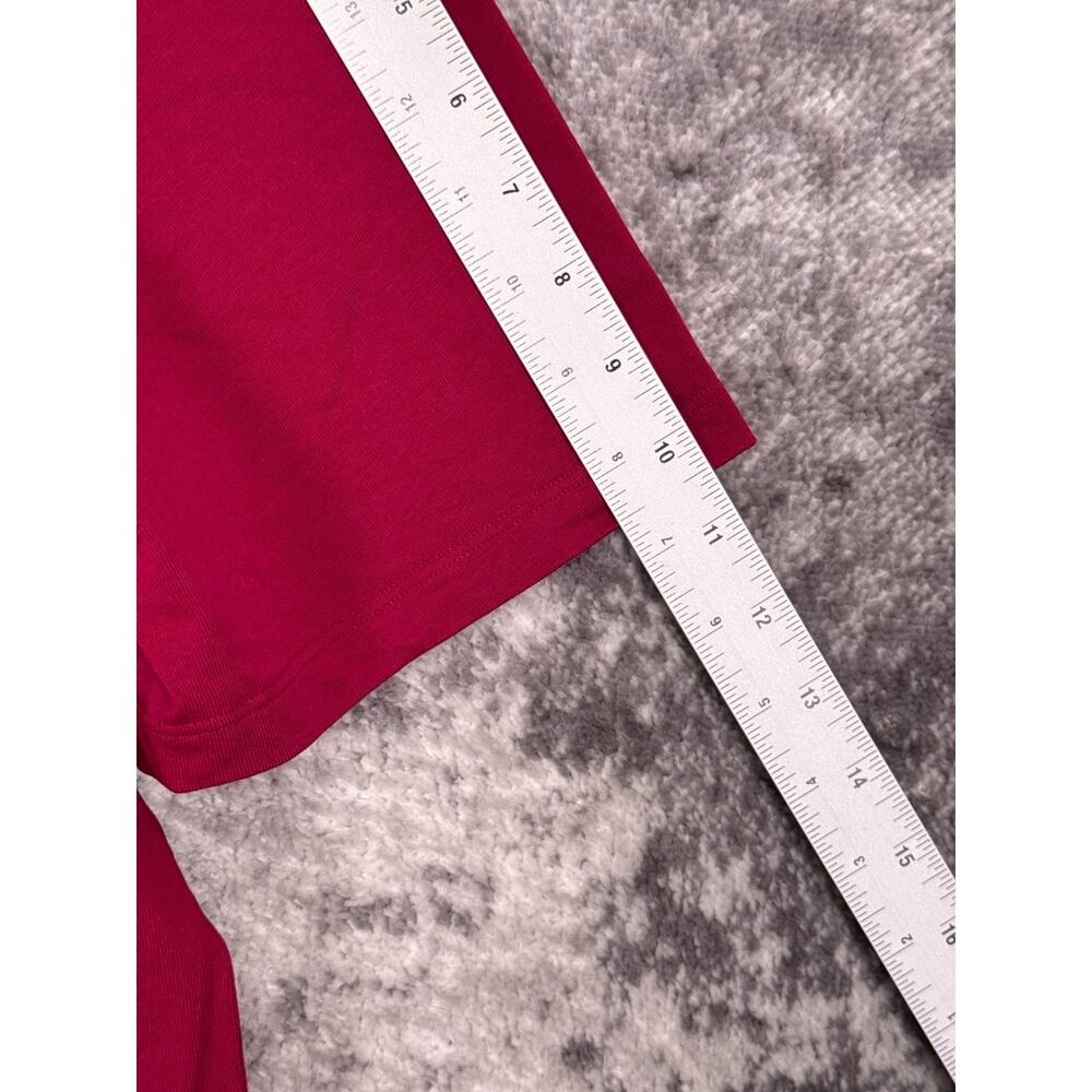 Lululemon Shirt XXL Mens Heavyweight Cotton Jersey T Shirt Berry Rumble - Picture 6 of 7